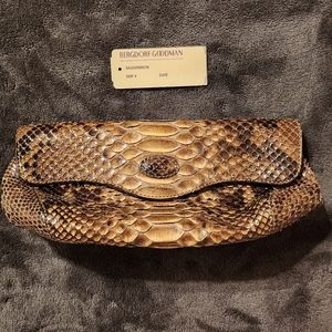 Vintage Tods Snakeskin clutch